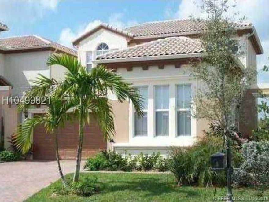 Beautiful Home in much sought after community of prestigious Heron Bay ready for new occupant.. Great for Corporate relocation. Area has all the elements for a high-quality lifestyle. Expanded Majorca model with loft and room for library/office. Double entry doors, wood blinds, volume ceilings, granite counters and wood cabinets. Very private back yard overlooking nature preserve. State of art fitness center, pool, tennis courts, and more. Kids play area. Located just minutes from top rated schools, scenic parks, and great restaurants and shopping.