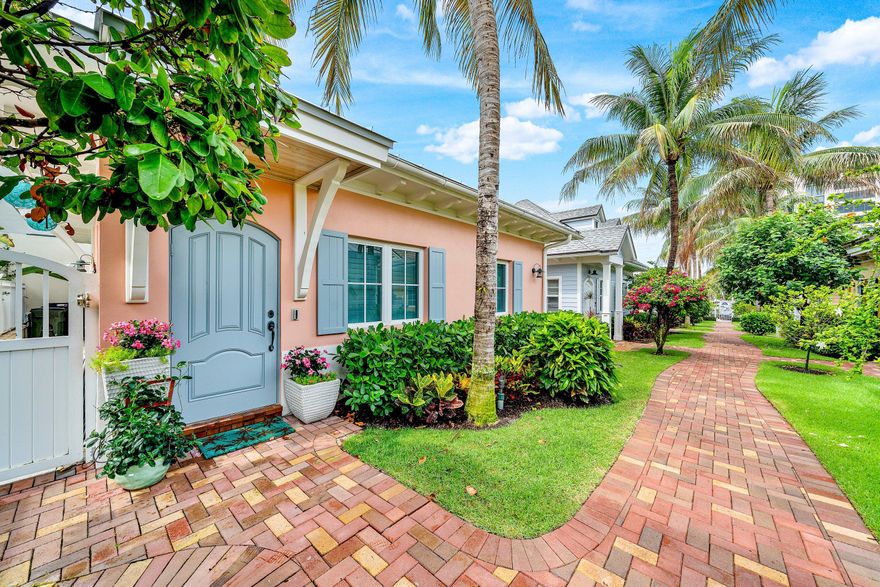 Extremely rare and uniquely charming 2 bedroom, 1 bathroom oceanfront cottage villa just steps from the sand. One of only 14 private bungalows in this exclusive beachfront setting with private beach access just steps away. Completed in 2014, this boutique coastal community is nestled in the heart of both Delray Beach and Boca Raton. Meticulously maintained by the owners to the highest standards, this beautifully updated residence offers the perfect blend of coastal charm and modern upgrades, featuring an updated kitchen with upgraded appliances, custom cabinetry, granite countertops, an upgraded bathroom, and porcelain tile flooring throughout. Enjoy hurricane impact windows and doors, outdoor storage, and your own assigned parking space. Step right outside your door to take in ocean views or relax by the community pool. Furnishings are available for optional purchase, creating a truly turnkey beachfront opportunity. Ideally located just 2 miles from Atlantic Avenue's renowned dining, shopping, and entertainment. A truly special beachfront residence and a must see.
