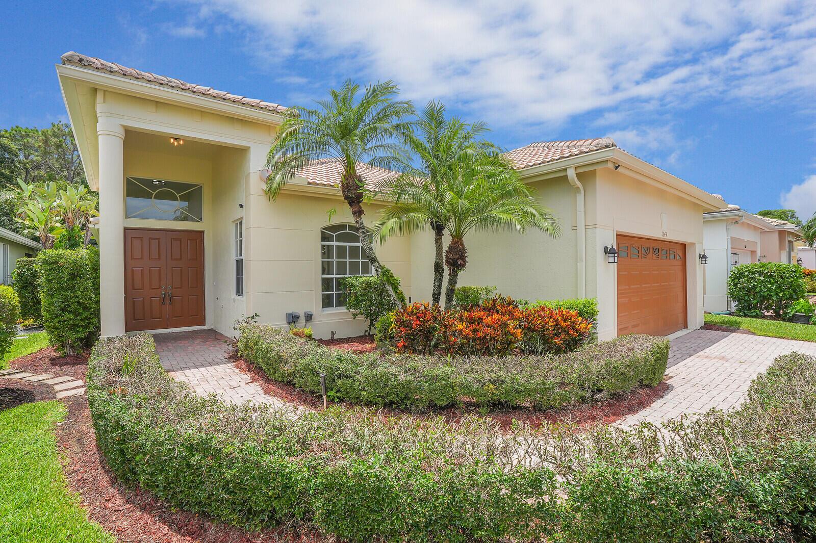Discover this spacious 3 bedroom beauty with over 2300 sq ft located in the highly south after golf community of Ballantrae. This home was recently updated with fresh interior and exterior paint, new carpets in the bedrooms, new stainless steel appliances in the kitchen, and new light fixtures throughout the home. Experience a touch of elegance with soaring ceilings, crown molding, and custom built-ins. There is an interior laundry room for convenience. Enjoy peace of mind with full hurricane protection and a manned security gate, included in your HOA fee. For golf enthusiasts, the Jack Nicklaus Signature course is conveniently located in the community, along with a 67 slip marina on the St Lucie River for boaters