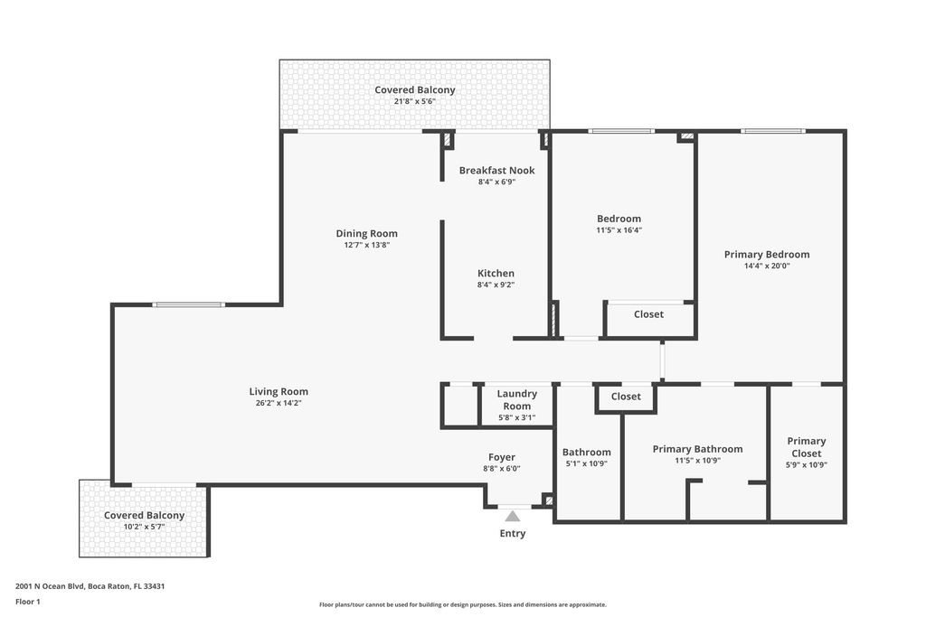 Photo of 2001 N Ocean Boulevard #305, Boca Raton, FL 33431 (MLS # B26001062)