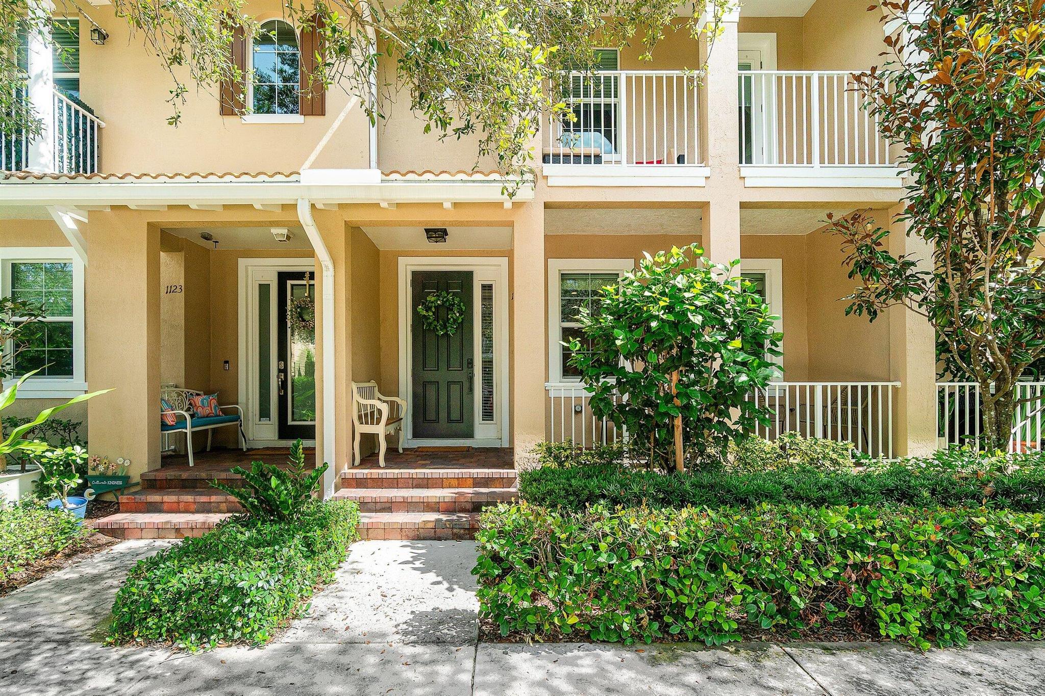 Not Available to show until 8/27 - This beautifully upgraded 3-bedroom, 2.5-bathroom home offers the perfect blend of charm and modern elegance. From the moment you arrive, you'll be welcomed by a classic front porch and dual balconies--ideal for morning coffee or evening unwinding. Step inside to discover real hardwood floors, a light-filled open layout, and a stunning white kitchen complete with granite countertops, sophisticated tile backsplash, and ample storage. Built with quality in mind, this home features CBS construction, impact windows, and a one-car garage for peace of mind and functionality. Nestled in a highly sought-after Windsor Park with resort-style amenities, you'll enjoy the ultimate Florida lifestyle with access to a community pool, fitness center, clubhouse, and more.