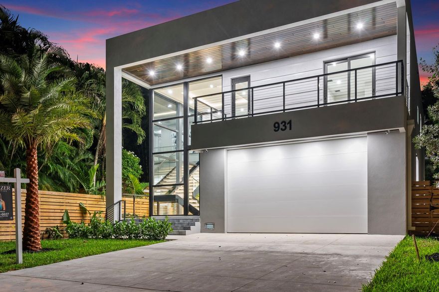 NEW CONSTRUCTION 2024 in the sought after neighborhood of Tarpon River. 5 spacious bedrooms, 4 bath and comfortable open floorpan. High-quality finishes including impact windows and doors, porcelain tiles throughout, custom European Kitchen with waterfall Island, Jennair kitchen appliance with smart technology, living room features wet bar with wine fridge great for entertaining, Marble floating back lit stair case, high impact 20 foot Front Door, Smart Home technology throughout the entire home including the pool and jacuzzi, Sonos speakers throughout, security cameras around the perimeter, property entirely fenced in, great for pets, NO HOA...and much more. Centrally located, close proximity to Fort Lauderdale airport, beach, downtown Las Olas, shopping and more!