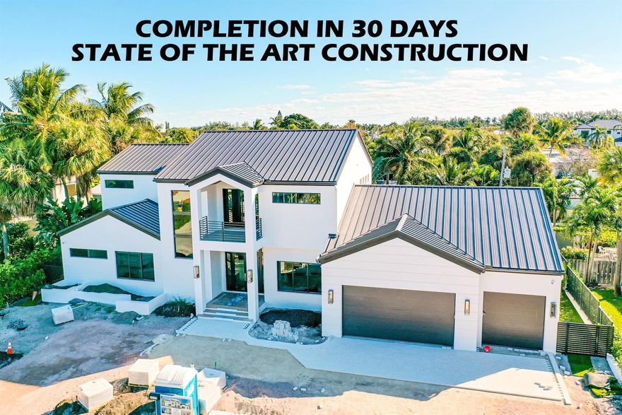 30 DAYS UNTIL COMPLETION. BRAND NEW, STATE OF THE ART CONSTRUCTION-Primary & 2nd bedrooms on 1st floor; each with en suite bathrooms, Also 1st floor office, laundry room, large living/dining room, wet bar, wine storage, large open kitchen with deluxe appliances, island and butler pantry. Expansive open patio, pool, spa with large covered outdoor kitchen/entertainment area & cabana bath. Large 3 car garage. Each of the two 2nd floor bedrooms have private baths and covered patios. There is also a second floor laundry. Large walk-in closets throughout. Over-sized lot with fully fenced rear yard. Buyer can choose tile finishes by June/July and optional appliances. Click Documents tab for property brochure. SUPPLEMENT TAB FOR ADDITIONAL INFO. More..