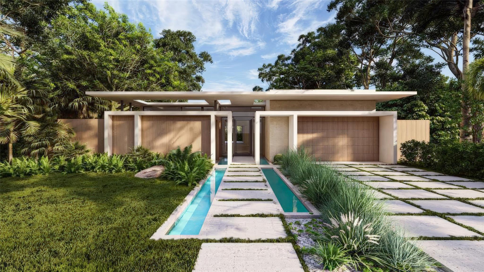 Experience modern luxury in this stunning single-family home featuring 4,500 sq ft of refined Total space. Designed with elegance and functionality, the residence offers 3 spacious en-suite bedrooms, a luxurious master suite with spa-like bath, and a versatile den or office. The custom Italian kitchen is equipped with high-end appliances and sleek built-ins, complemented by premium finishes throughout.
Step outside to your private oasis—an L-shaped pool, built-in BBQ grill, sauna, and a beautifully landscaped patio inspired by Tulum. Located in a thriving, family-friendly neighborhood, this home combines style, comfort, and long-term value.
