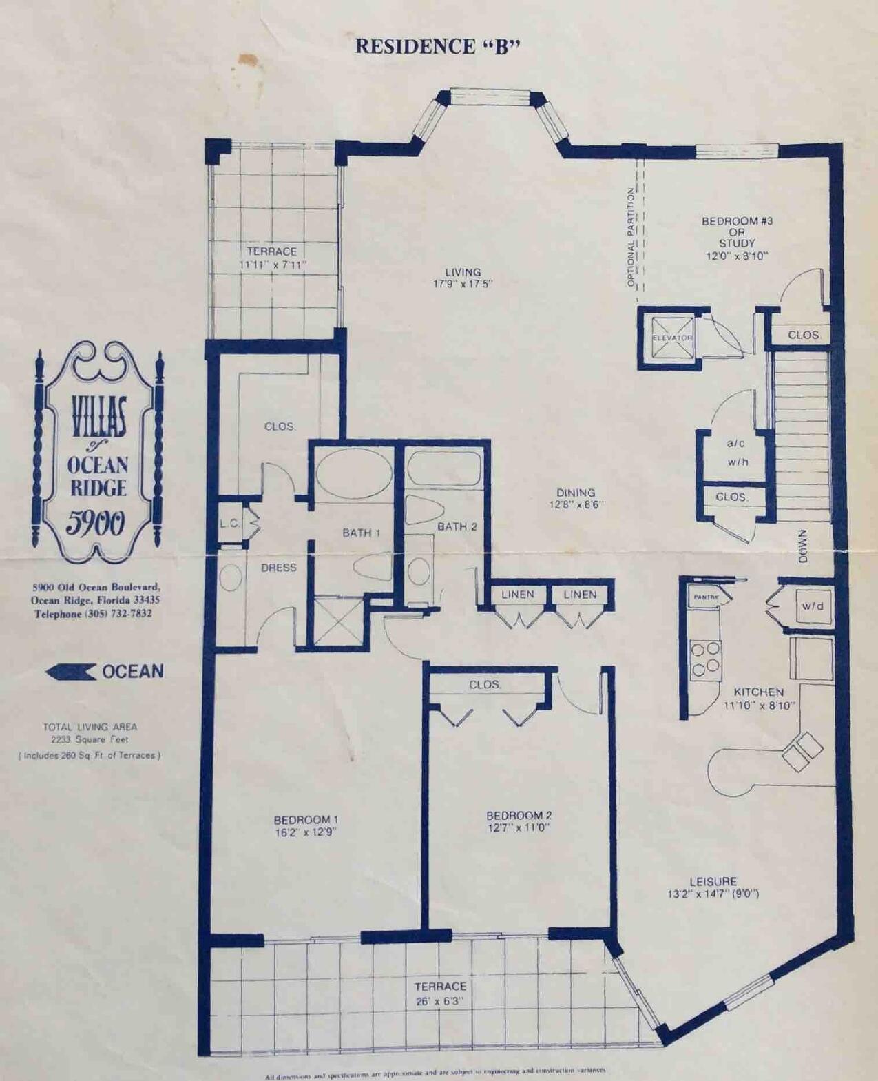 VILLAS OF OCEAN RIDGE CONDO - Residential