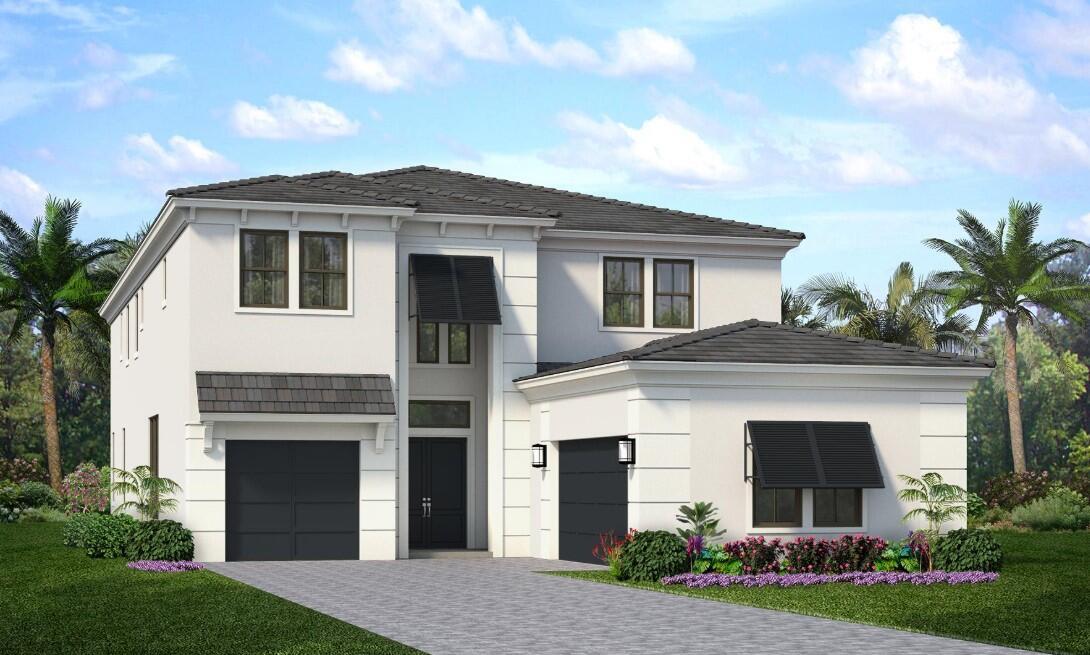 **New Construction**Model photos used for reference. This brand-new West floorplan home is situated on an interior waterfront homesite within a gated community. This home offers 5 bedroom suites, each with their own bathroom, an additional half bathroom and a split-3 car garage. This West also includes gas cooking in the kitchen, 2nd tier upper cabinets, quartz backsplash, a 3'' quartz kitchen island and under cabinet LED lighting. This home includes a Club Room, added 2nd laundry room, a gas connection for a future pool heater, an outdoor shower, as well as an outdoor summer kitchen.