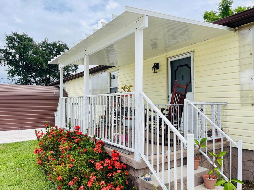 SELLER MOTIVATED Welcome to this 3 bedroom, 2 bath manufactured home with direct canal frontage and access to Lake Okeechobee. This property is well suited as either a seasonal retreat or a year-round residence.  The home offers a split-bedroom floor plan, providing privacy for the primary suite. The living and dining areas create a functional layout for everyday living. A spacious kitchen with plenty of cabinet storage and counter space makes meal preparation convenient.  Enjoy Florida outdoor living with waterfront views from your backyard and the ability to launch your boat right from the canal for fishing or lake recreation. The property also provides room for parking and storage of vehicles, boats, or recreational equipment.