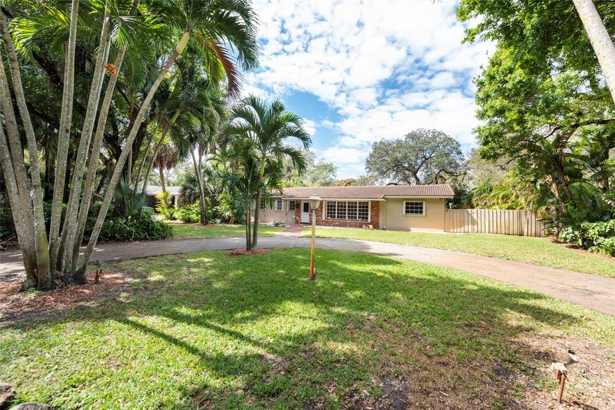 Enjoy this Unique Opportunity, Charm + Seclusion on this Tropical private fully fenced nearly half acre lot at the end of private road shared only w/7 homes- no thru traffic. Highly desired Riverland area-Peaceful w/lush surroundings,3/2 Traditional home w/circular drive, 2car garage PLUS carport +20x12 shed, Additional Separate Private +gated entrance off 21st court. Seller OPEN 2 OFFERS or interest rate buydown. This retreat has side yard perfect 4 boat/RV + a spacious back yard w/wood deck patio +screened patio 4 comfortable entertaining AND room for a pool! BRAND NEW ROOF Underway, New A/C (2023), 2019 water heater, 2017 appliances in a well built CBS home offers lots of potential to customize 2 your taste.  EZ Access 2 schools, boat ramp, airport, highways, Casino, downtown + Beach. Attention Boaters, Community Boat Ramp just west a few minutes from this property at the bend where Riverland Woods Park is.  Additionally one of the Best Schools is nearby , St Thomas Aquinas high School, big in academics and sports.  BRAND NEW UPGRADED Dimensional Shingle Roof in the process of installation - completion date estimate, August 2024 if not sooner.  owner took GREAT CARE to build and Maintain this home. Accordion shutters throughout. New Water Pump. Motivated Seller reduced asking price to reflect room for improvements and says bring offers!