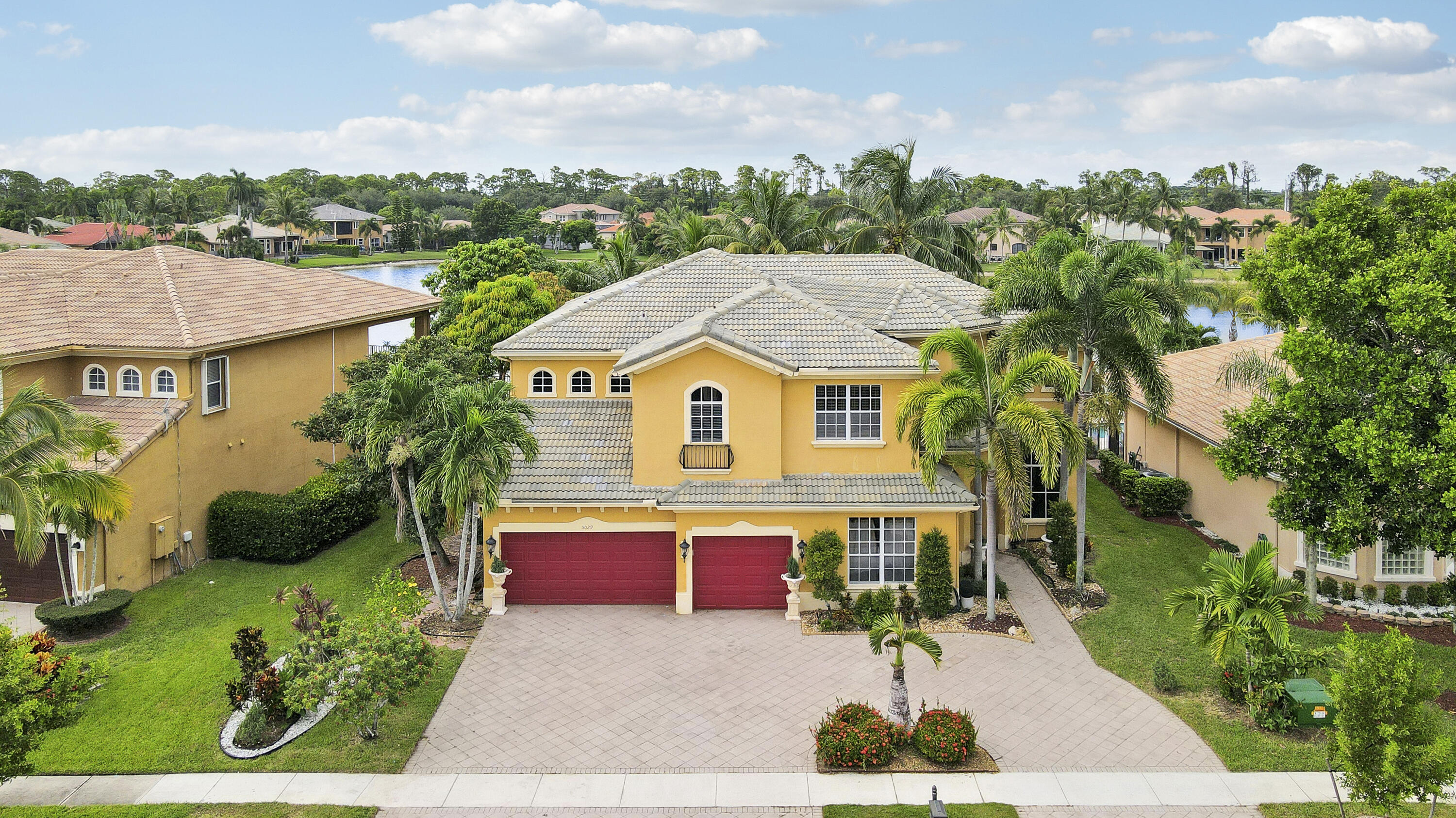 Welcome to this stunning 5-bedroom, 4-bathroom pool home in the gated community of Cedar Creek Ranch. Offering over 4,000 SF of living space, this freshly painted residence features a grand two-story entrance, spacious open layout, and beautiful lake views. The kitchen includes double ovens, a center island, and a breakfast nook overlooking the pool and patio. Downstairs offers multiple living areas plus a full bedroom and bath. Upstairs, the large primary suite boasts a walk-in closet and ample natural light. Three-car garage, fenced yard, and access to community amenities including tennis/pickleball and basketball courts. Zoned for top-rated schools.