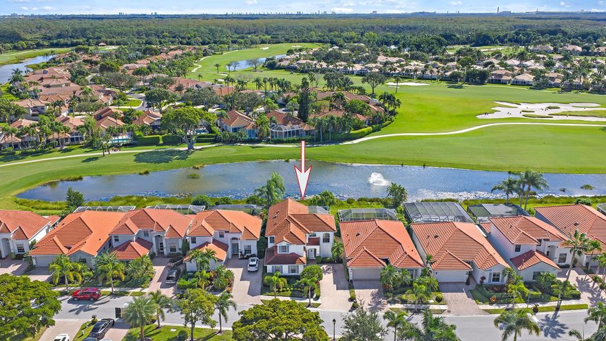 With 50 feet of sparkling water frontage and panoramic views of the lake and the 9th hole of the Nicklaus-designed Heritage Course, this elegantly upgraded FULLY FURNISHED 3BR/2.5BA+Den residence captures the best of Ibis living. Perfectly positioned with an east-facing patio that welcomes the morning sun, this home blends timeless design, modern updates, and one of the community's most desirable locations--just a short stroll to the Club. Recently reimagined with extensive renovations from 2022 through 2025, this residence is completely move-in ready. Major updates include a new roof (2022), new AC system (2023), fresh exterior paint (2024), and interior repainting​​‌​​​​‌​‌​​​‌‌​​​‌‌‌​​‌​​‌‌​​​​ (2025).