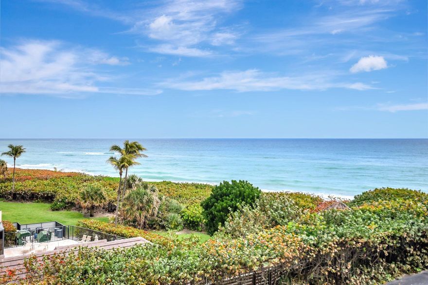 This is a showstopper in the heart of Juno Beach!  Brigadoon is a sought after condo building in Juno Beach.  The building is very well capitalized and has passed all it's milestones. Brand new renovation and furniture!   Renovation includes - 24 x 48 porcelain tile flooring through out the entire condo.  Brand new kitchen includes quartz countertops, back splash, soft close white shaker cabinets and LG appliances.  Ceiling lighting installed in both bedrooms, dining room, family room and kitchen.  Both closets fully built out.  Brand new baseboards and paint as well.  Hurricane impact windows installed 2023 and new electrical panel.