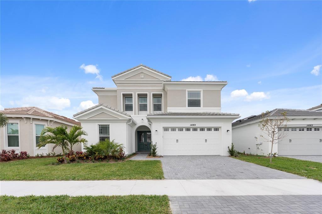 Move into this beautiful home with 5 bedrooms 6 bathrooms, and 2 car garage. Beautiful Model home with volume ceilings, a gourmet kitchen, and Quartz countertops, complete with an extended breakfast bar to bring it all together. Impact windows throughout, an awesome backyard, and a lovely spacious patio area. This secure community has an amazing Clubhouse with an outdoor Patio and Vacation-style amenities such as a resort-style pool, Kids play zone, Bocce Ball, Picnic Areas, and a top-of-the-line fitness center.