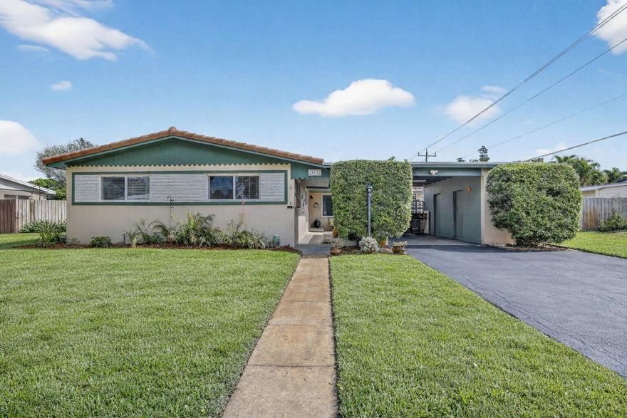 Welcome to 882 Azalea Ct in the heart of Plantation -- a move-in ready -3 bedroom, 2-bath home offering major system upgrades, outdoor living, and the freedom of NO HOA. Situated on a large lot, this property provides space to expand, entertain, store recreational vehicles, or even design your future pool -- all without HOA restrictions. The home features full impact windows and doors, a brand-new flat roof, newer  main roof , and a newer AC system, giving buyers confidence and peace of mind.
Inside, the bright and functional layout offers spacious living areas that flow comfortably for everyday living and gatherings. All  bedrooms are generously sized, with a practical floor plan designed for flexibility. Step outside to your backyard retreat featuring a charming gazebo -- perfect for shaded outdoor dining, relaxing evenings, or hosting weekend get-togethers. The expansive yard offers room to truly create your ideal Florida lifestyle. In the sought after community of Plantation Gardens. Large lot. Impact protection. Updated systems. No HOA. A rare and valuable combination in today's market.