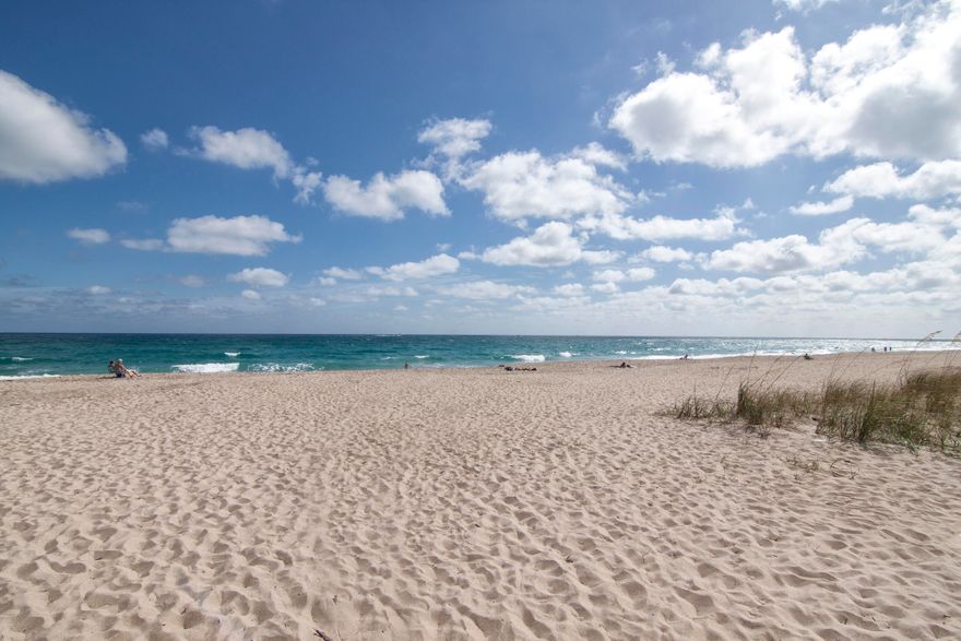 Spectacular direct ocean, mint condition, new open kitchen, new light wood floors, 9 ft. high ceilings, custom closets, hurricane doors, new balconies. Pool side cabana included, 2 pets. Renovated common areas, tennis courts, 8.6 acres ocean front property. Fitness center next to Par 3 golf course with award winning restaurant. Open for breakfast and dinner.