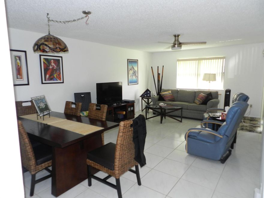 UP DATED VILLA WITH BEAUTIFUL FURNITUREFRONT OF VILLA HAS A OPEN PATIO   GREAT KITCHEN FOR COOKING  WASHER N DRYER IN KITCHEN. LIVING AND DINNING  ROOM TO RELAX LARGE TVSOFA BED COUCH SCREENED PATIO OFF LIVING ROOM 2ND BEDROOM HAS TRUNDLE BEDLARGE PRIMARY SUITE QUEEN BED  WONDERFUL BATHROOM TUB AND WATER CLOSET IN ITS OWN ROOM SINK HUGE MIRROR  IS WITH 2 CLOSETS SEASONAL RENTAL CALL FOR A TOUR NO SMOKING IN VILLA