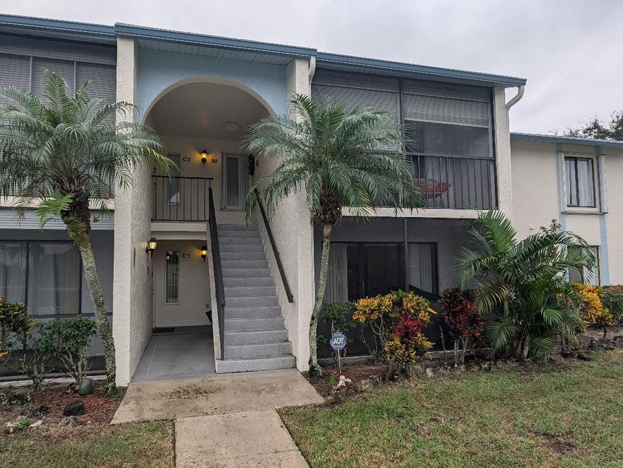 Seller motivated. Priced to sell. Spacious 2bedroom 2bath unit on the 1st floor with view of the water and fountain. All ages. Washer and Dryer in unit. Roof has been replaced approx 4-5 years ago.  Hot water heater replaced. Unit needs some repairs . Gated 24/7 . Community has beautiful pool,  tennis and handball courts. One pet allowed 25 LBS and under. No lease 1st year.