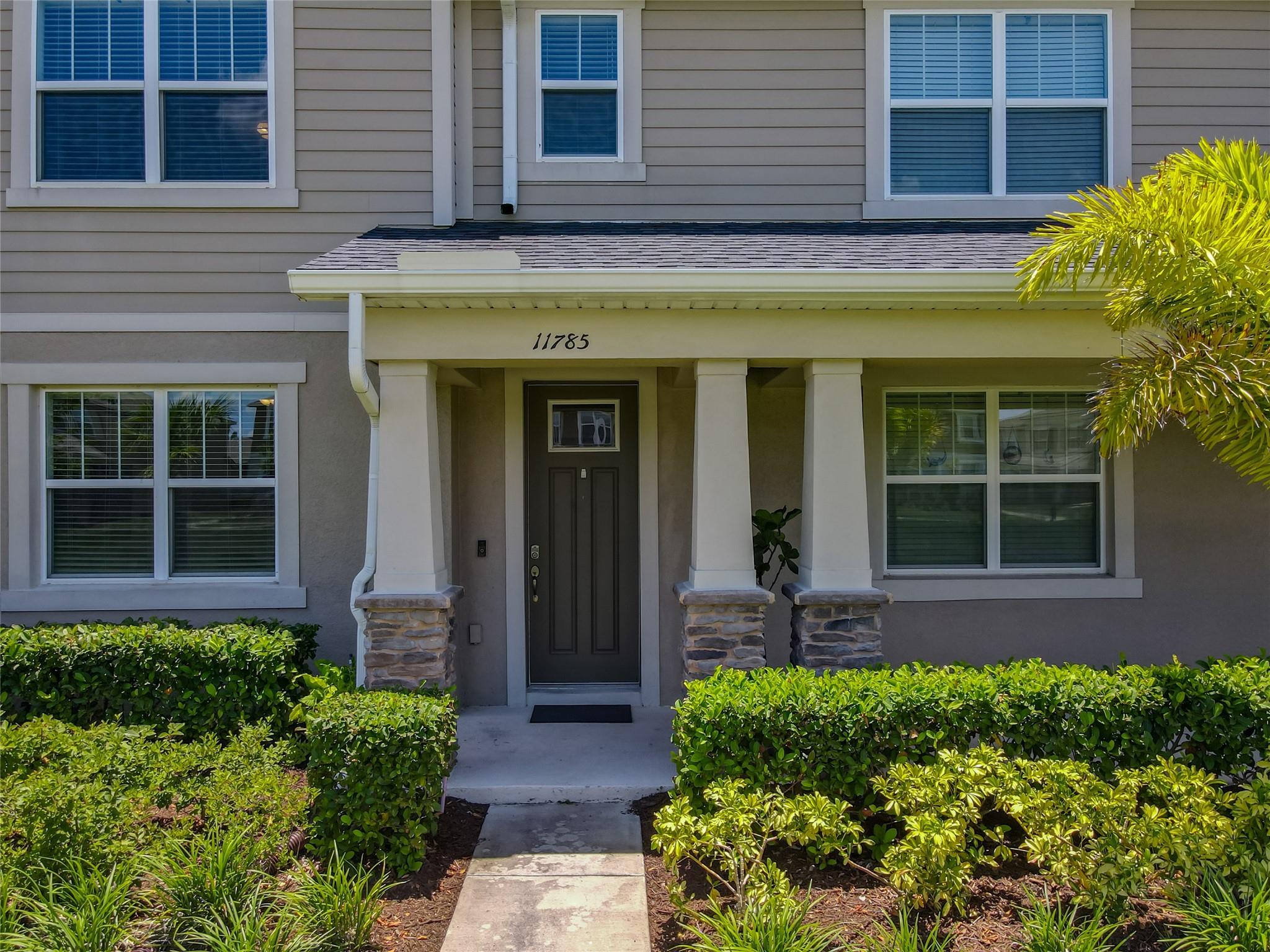 Move in ready! Outstanding location! Spacious Townhome in family neighborhood. Open space 1st floor has tile/ high ceilings throughout. Perfect for family & friends gatherings! Granite kitchen counter tops with wood cabinets. Designer sink/faucet and 3 stage water filter. 2022 stainless Whirlpool appliances, 2022 washer/dryer in upstairs laundry room! Massive Primary with walk-in closet. Dual bath sinks, stall shower and separate toilet room. Large loft space for office/games/hobby. 2 car garage with ceiling storage & 6 car driveway! Outdoor hard wired security camera connections in front & back. Additional wireless access point on 1st floor. Hidden AV wires & outlets for TV in living room. Near dog park, playgrounds and sitting areas. Clubhouse with gym, pool, kidsplash & event space.