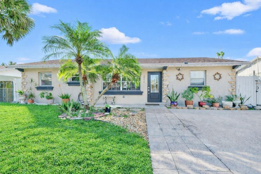 Welcome to this 4-bedroom, 2-bath home in the desirable Lake Worth Hills community—NO HOA! Bright and welcoming throughout, this well-maintained property offers peace of mind with a new roof and AC approximately 3 years old. Enjoy South Florida living in the spacious, PVC-fenced backyard featuring a swimming pool, large patio ideal for entertaining, and a shed perfect for extra storage or a workshop. Washer and dryer included, along with ample parking and a freshly painted exterior that adds to the home’s curb appeal. Centrally located with easy access to the Turnpike, shopping, dining, and everyday conveniences—plus just 15 minutes to the beach. A great opportunity to own a solid home in a prime location.