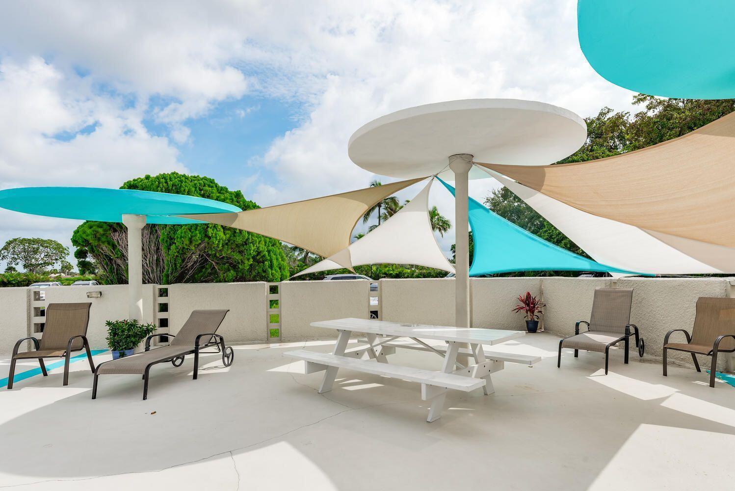 Enjoy this bright fully furnished open 2 bedroom 2 bath corner unit with 2 balconies for plenty of outdoor living in the prestigious gated community of Lands of the President. Make it your own in this full service building with Doorman, manager on site, exercise room, social room and gorgeous pool with BBQ grill. Master bedroom has private balcony with beautiful views of the Golf Course. Walk in closets with full hurricane shutters. Walking distance to the Beautiful Golf Course. Walk to Palm Beach Outlets, Whole foods & restaurants, 3 miles to the beach & close to the airport, Kravis center, downtown west palm beach, Cityplace and so much more! Unit comes with a covered parking space and Cable & Wifi is included in HOA fee.