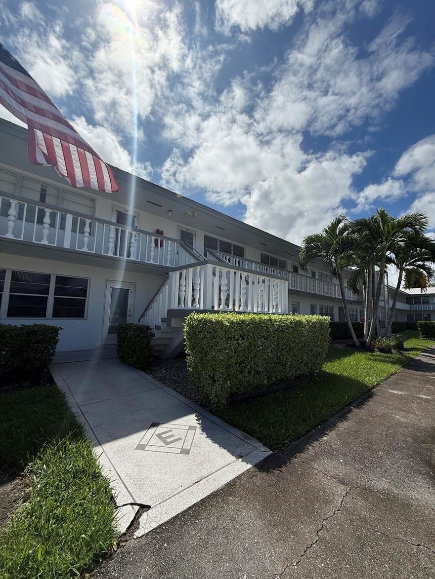 Second floor really nice condo,with a lift ( elevator), bright, freshly painted, WATERVIEW 1 bed/1.5 Bath with tile floor, in the AGE RESTRICTED/OVER 55 community of Century Village featuring a very nice waterview,  Come and experience great amenities and the security that  this active, gated 55+ community! Take a sailboat lesson, see a new release movie or show in the 1200 seat theater,  enjoy one of many pools, exercise in the gym or resistance pool or take the free shuttlebus to shop!