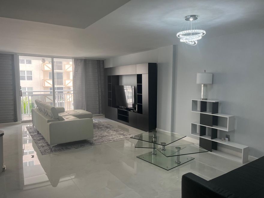 Fully renovated and fully furnished oversized 1 BD, 1.5 BA residence in the recently remodeled Plaza Tower's South Building. Available as annual rental only. This unit features a bright and spacious living area with updated flooring, modern kitchen, and contemporary finishes throughout. Private generously sized balcony, ample closet space, and comfortable layout. Full service building, offering resort style amenities including, pool, sauna, fitness center, social room, security, and on-site management. On the intracoastal and across from the beach the building is steps from a newly renovated park featuring a children's playground, bocce court, cafe, picnic area, volleyball and beach access.