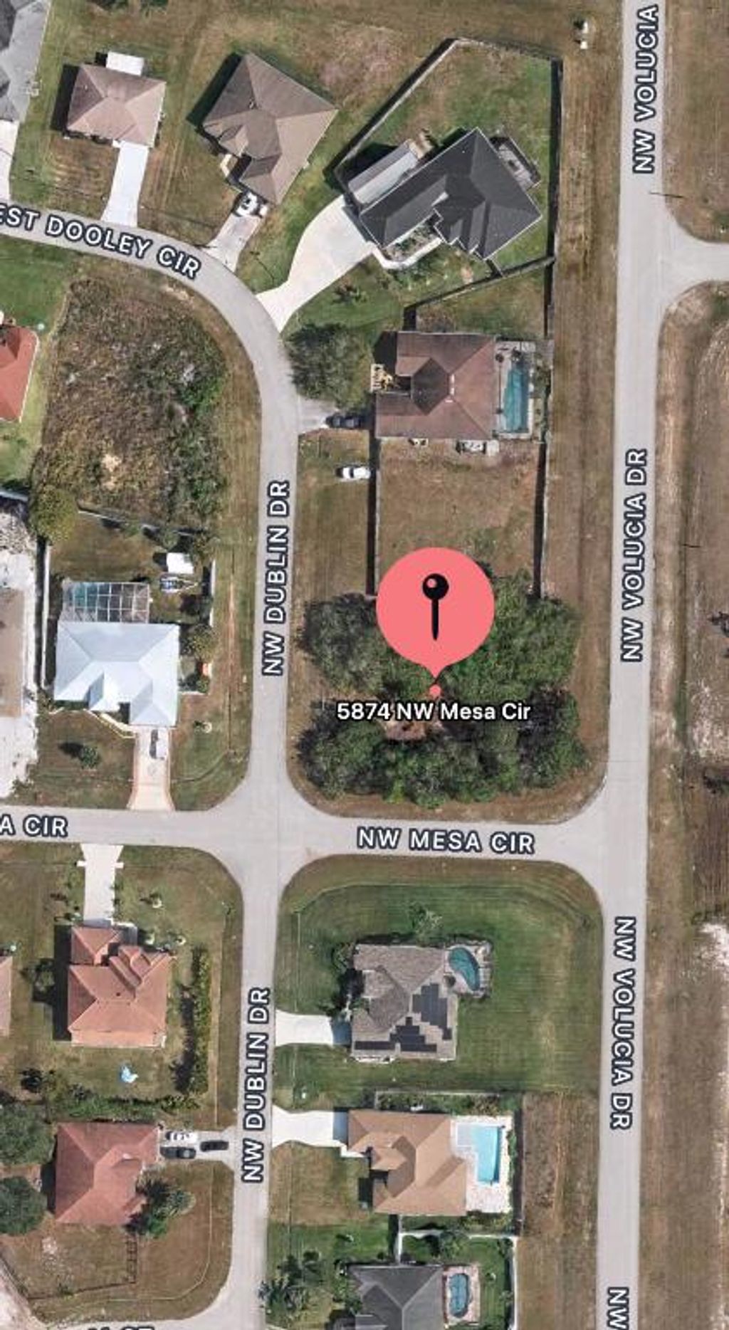 Photo of 5874 NW Mesa Circle, Port Saint Lucie, FL 34986 (MLS # R11000576)