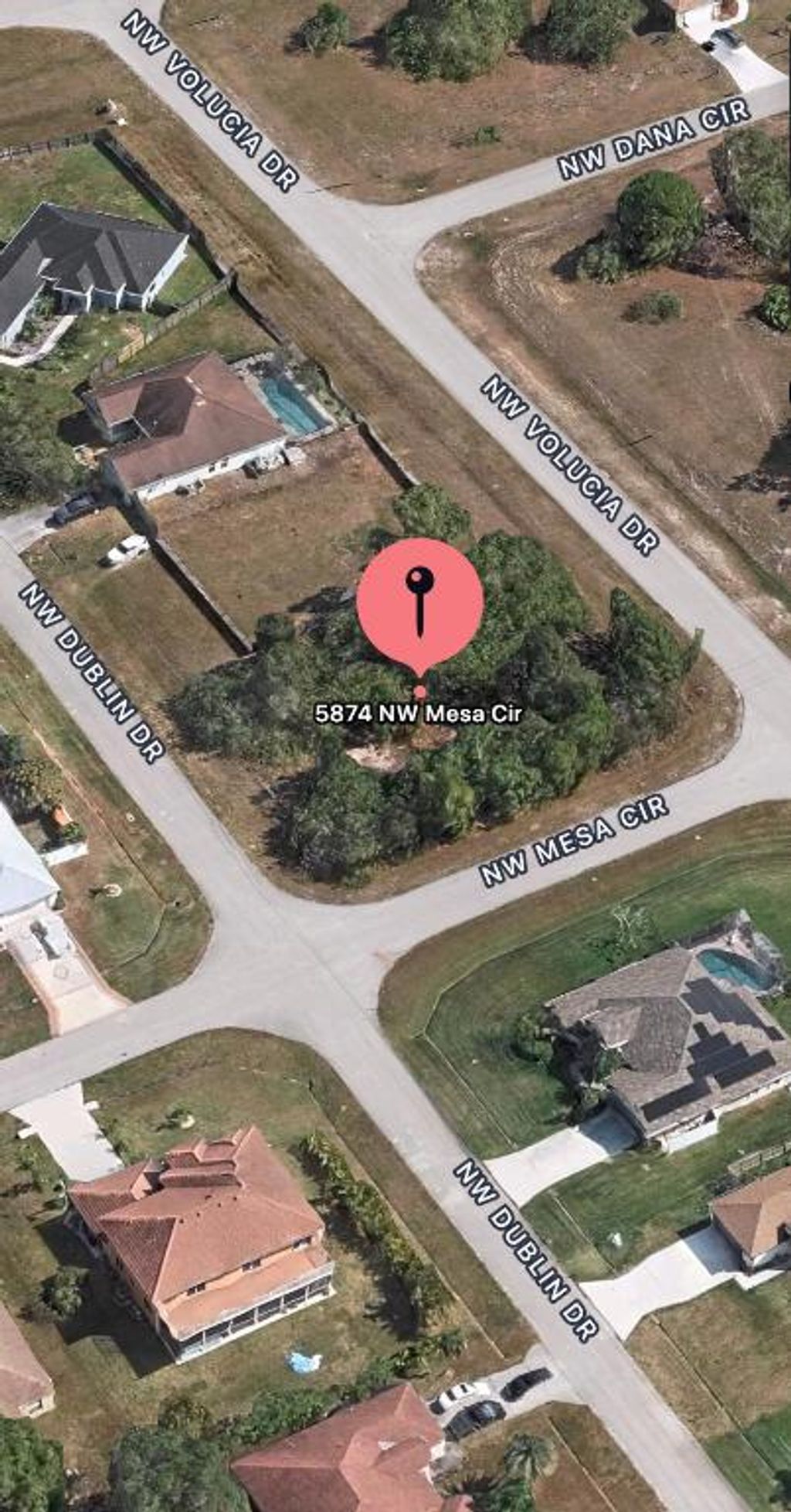 Photo of 5874 NW Mesa Circle, Port Saint Lucie, FL 34986 (MLS # R11000576)