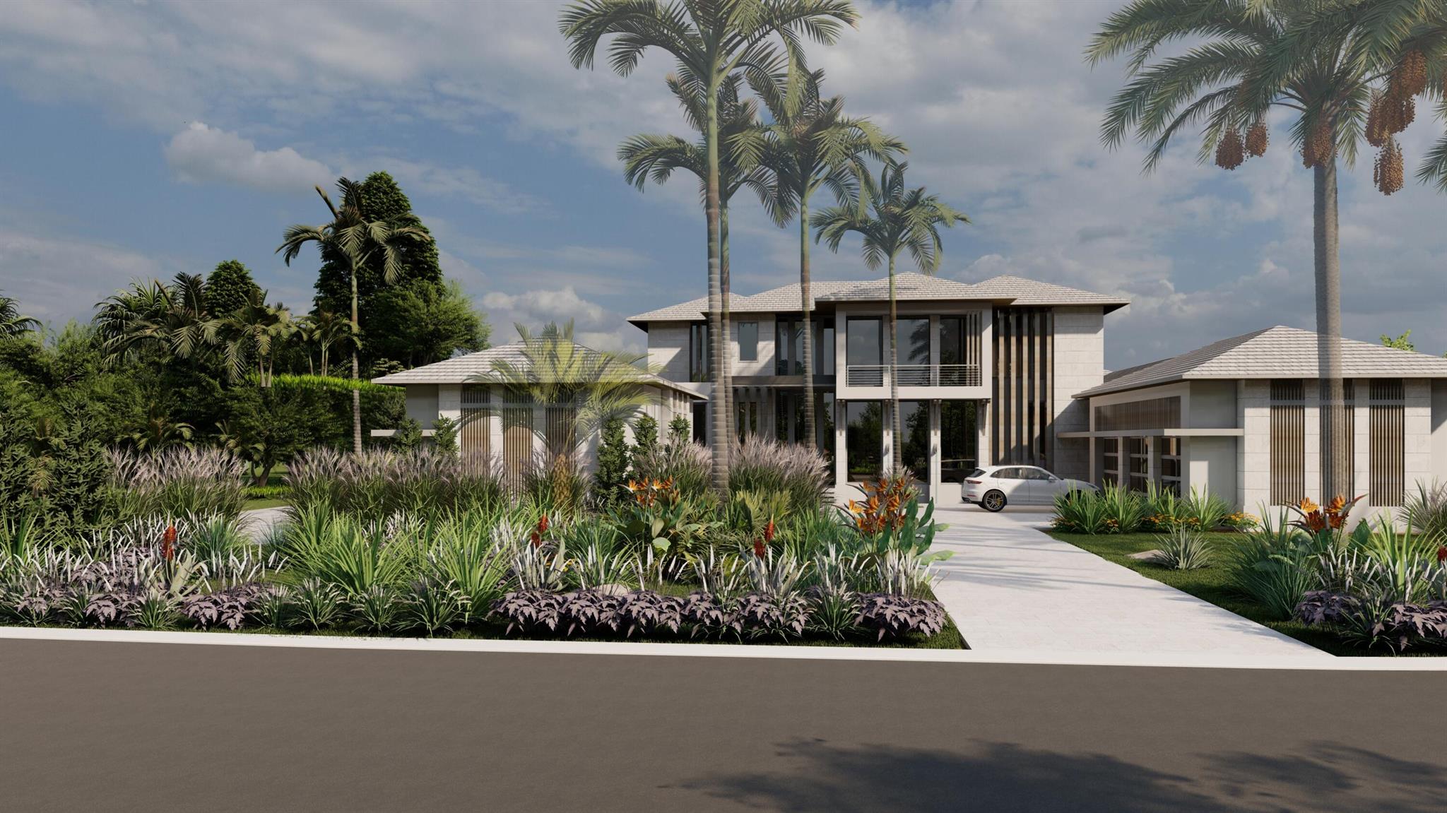 Situated on a nearly one acre prime deep water lot with dock with the most breathtaking tranquil water views, this home will feature approximately 10,000 sf of masterfully designed living area. Showcasing unparalleled design, this Frenchman's Creek gem designed by world renowned architect Randall Stofft and to be built by Le Chateau Custom Homes will be meticulously crafted using the finest of materials. Boasting a spacious two-story 6 bedroom floorplan + guesthouse (7th BR) with expansive indoor and outdoor living including a large club room with pub, theater, office, gym.State-of-the-art Downsview Kitchen with top of the line appliances is a home chef's dream, but for those times you want to entertain, there is also a separate fully equipped prep kitchen and off of the dining room