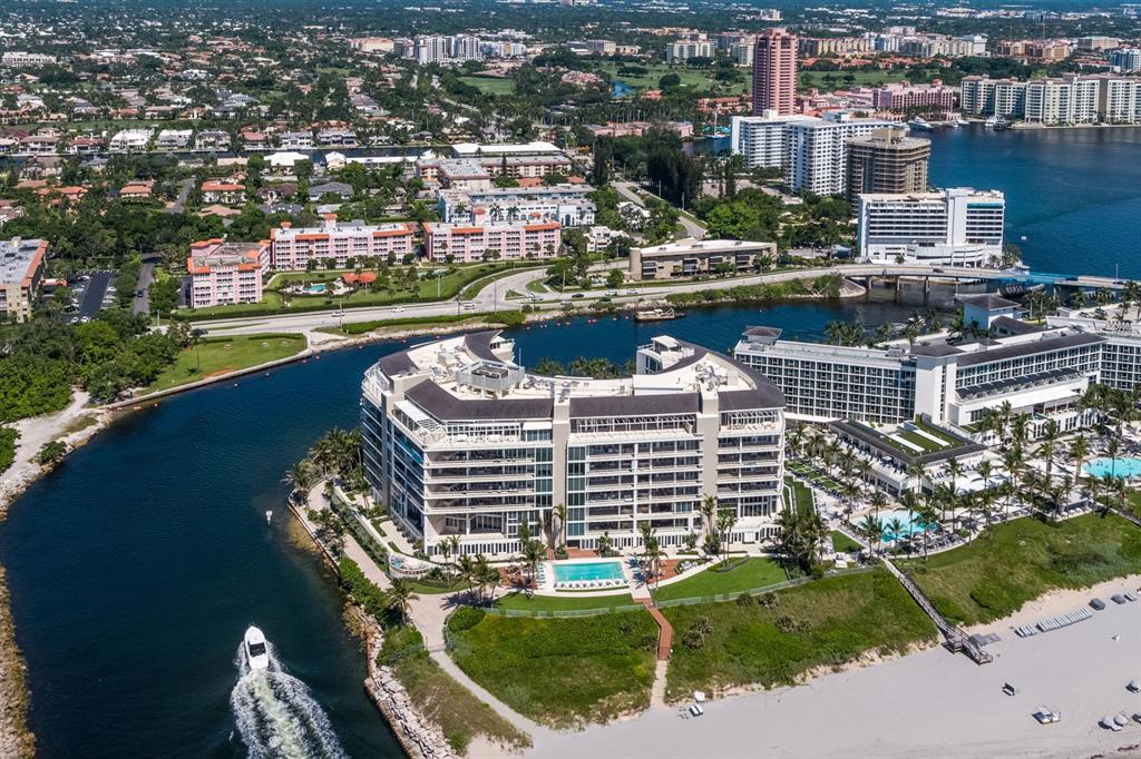 Residence 505 Sets the Standard for the Most Discerning Clientele combining a Superbly Appointed, flawlessly executed Clean-Lined, Sophisticated Design with Unobstructed Ocean & Intracoastal Views from the Rarely Available -05 line at One Thousand Ocean, Boca Raton's Most Esteemed Address on the Ocean. Generously spanning 5,017 sf: 4,111 sf of living space + a Private Oceanfront Cabana, Residence 505 enjoys soaring 11' ceilings, Floor to Ceiling Glass Windows and Doors that Capture Awe-Inspiring Ocean and Boca Inlet Views. A fabulously well-equipped Kitchen with Marble countertops, high-gloss Walnut Cabinetry and chic unlacquered brass hardware indulges every Epicurean's wish list with a Natural Gas Cooktop, Wine Station, Wine Coolers -see Addendum
