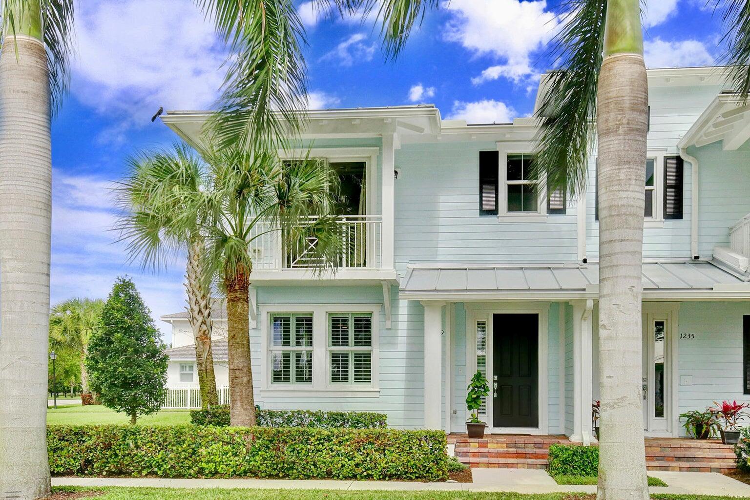 Pristine town home in the highly sought after community of Windsor Park. Hurricane Impact Windows throughout the home, beautiful porcelain tile throughout the ground floor, 42'' wood cabinets, granite countertops in kitchen and master bath, stainless steel appliances, patio and balcony off the master bedroom. The home is a corner unit facing the pool, clubhouse and all amenities. 4 section plantation shutters, ceiling fans in each bedroom and great room. The community is situated in Jupiter's A rated school district and boasts a resort style heated pool, state of the art fitness center, fabulous clubhouse, fire pit, and picnic area. Pets will be considered, pet deposit is non-refundable. Tenant must have liability insurance upon move in.