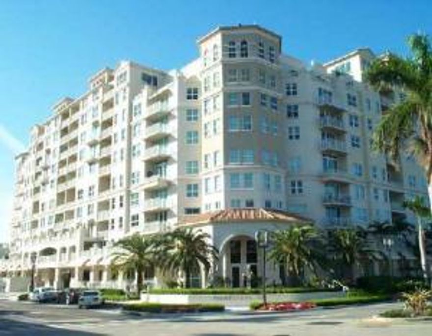 Fab Down Town Boca Raton Location, Condo Over looks Pool, Full Service Bldg.With 24hrs Security, Valet Parking,Plus 1 Assigned Spot in Garage, 2 Master Bedrooms Each With Spa Like Bathrooms. Saturnia Marble 24'' Flooring In Living Area And Baths. Carpet In Bedroom. All NEW Stainless Steel Kitchen Appliances, European Cabinetry With Granite Counter Tops, Full Size Washer/Dryer in Unit, California Closets. State of Art Fitness Center, Resort Style Pool, Conference Center, Billiards Rm. Valet Parking Garage & Private Garage Spot. Walk To Mizner Park & Royal Palm Shopping And Restaurants. Minutes To Beach & Major Hwys.Owner is Offering Membership to Boca Resort & Beach Club. Tenant Pays Resort Fees.