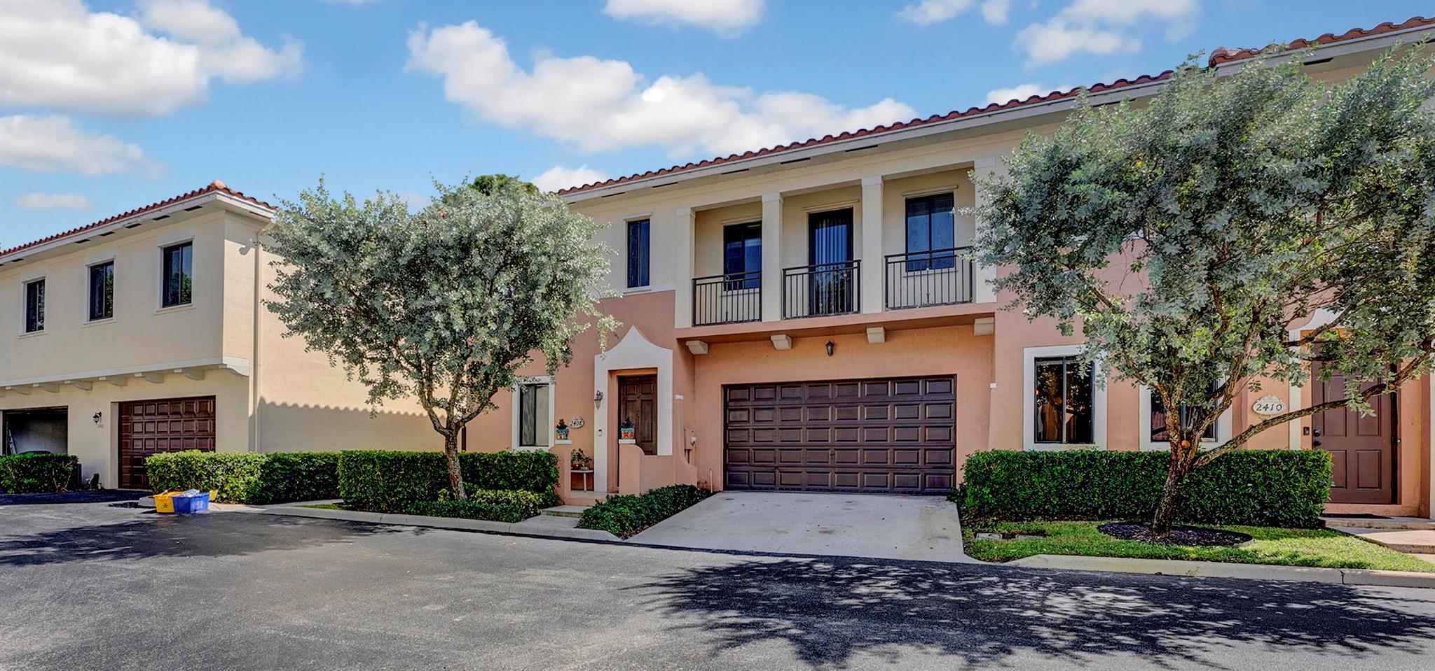 This 3-bed, 2.5-bath home offers spacious living areas with oversized porcelain tile floors, including an open-concept living room, a modern kitchen with a breakfast bar overlooking a second living area. Enjoy the convenience of a 2-car garage, extra parking in the driveway, and a private patio with no rear neighbors. Upstairs, find a versatile open space perfect for an office or entertainment area, a master bedroom with a walk-in closet and a private balcony, and brand-new Samsung washer/dryer. The community pool is only a few feet away. Located in a quiet, gated, family-friendly neighborhood, this home is just minutes away from restaurants, grocery stores and shopping. Service contract is also included !! No Smoking. One step inside and you will fall in love.