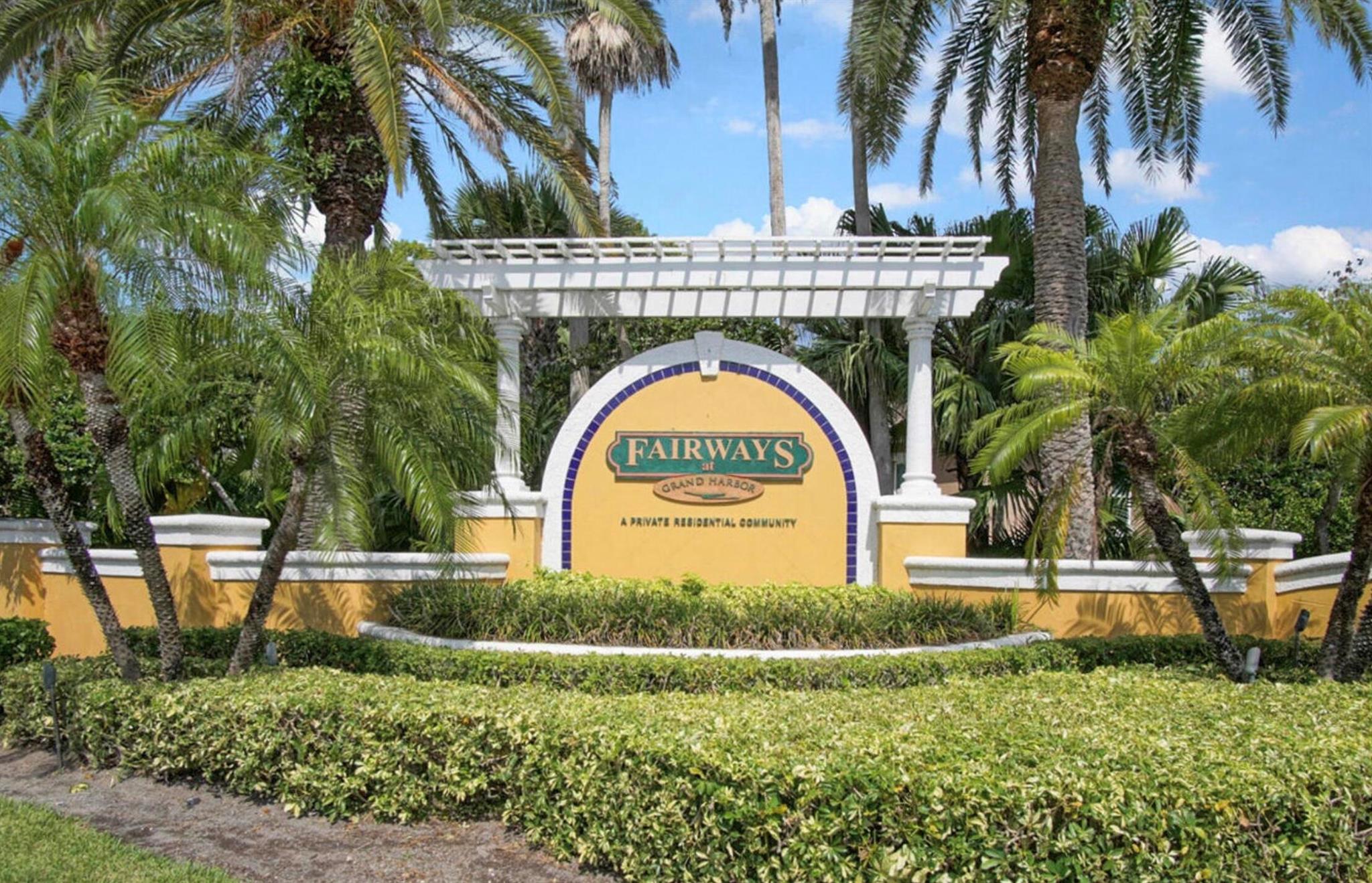 Cozy third-floor, 1-bedroom, 1-bathroom walk-up condo for annual rent awaits in Vero's popular Fairways at Grand Harbor. Unwind with your favorite beverage on the private and peaceful patio, and enjoy resort-style amenities including a clubhouse, private pool, gym, billiards, and tennis courts. This prime location offers easy access to everything Vero Beach has, including shopping, medical facilities, beaches, and the Miracle Mile.
