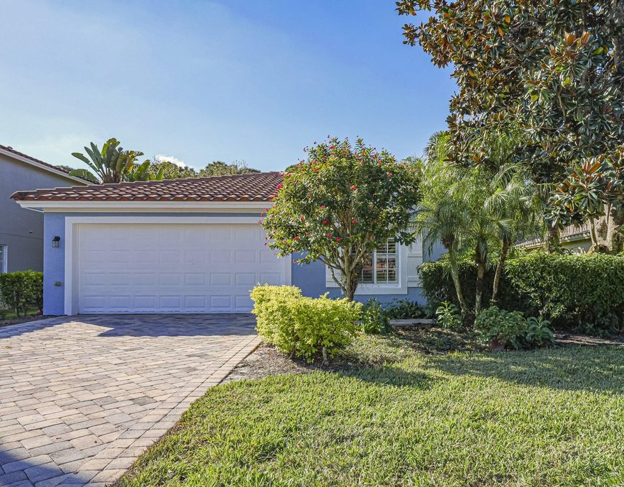 Come see this 4/2 with a secluded backyard in one of the most desirable gated communities in Vero Beach. This wonderful home features whole house laminate flooring, plantation shutters, lush landscaping, A/C 2021 and remodeled bathrooms. Low HOA includes: all lawn care, 24 hour fitness center, heated pool, lighted Tennis/Pickleball courts and kids play area. Close to beaches, shopping and restaurants.
