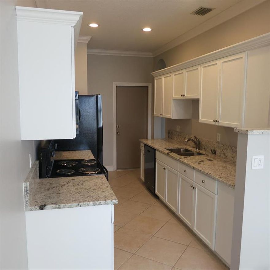 Just finished renovation and your opportunity to own an beautiful and Move-in-Ready townhome located in the gated community of Seminole Lakes. Features: 2 bedrooms (double master bedrooms), 2.5 bathrooms, and a second floor laundry room with washer/dryer; updated kitchen with wood cabinets, granite countertops, appliances with warranties; Wood flooring throughout entire house. Everything new. Crown molding, baseboards, light fixtures, fans, bathroom hardware, blinds, etc. New garage door opener and extras refrigerator in garage. Extended covered and screened patio; new A/C with 10 year warranty. This is a must see home.
Centrally located with easy access to shops, dining, I95 & turnpike.