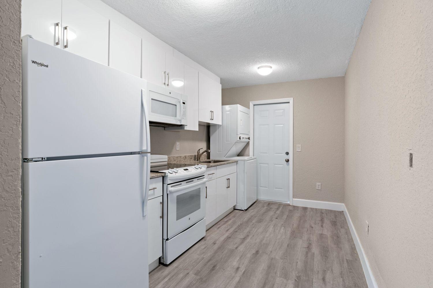 Step inside this gorgeous 2 Bed, 1 Bath Apartment in the heart of West Palm Beach. Apartment is a first floor walk in. Unit has been meticulously renovated from top to bottom. Inside laundry, spacious living, great lighting and a modern feel. Landlord is top notch and cares highly about his tenants. Walking distance to downtown, Tri-Rail Station, Palm Tran, and all the best things West Palm Beach has to offer. This unit wont last long, so act fast! Requirements: First Month, Last Month, and Security Deposit. Tenant is responsible for all utilities.