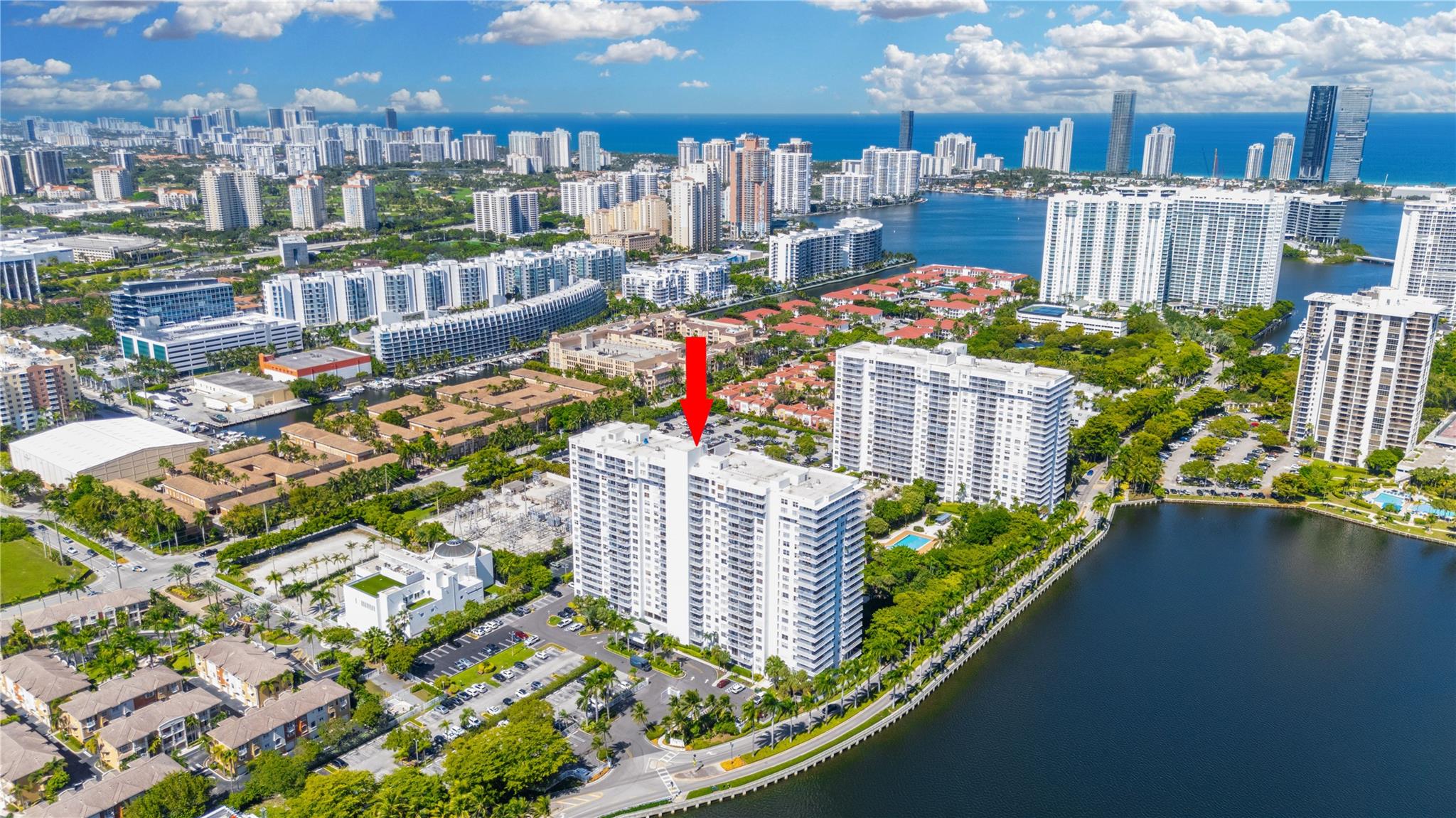 AMAZING PRIME LOCATION ON PRESTIGE WILLIAMS ISLAND BLVD! STUNNING VIEWS! THIS HIGH FLOOR, LOVELY, VERY CLEAN, BRIGHT AND SPACIOUS CONDO OFFERS SCENIC INTRACOASTAL, LAKE, CITY AND OCEAN VIEWS. WITH 2 ONSUITE BDRMS, 2 FULL BTHS, OVERSIZED TERRACE ACCESS TROUGH OUT THE RESIDENCE OFFERS LOTS OF NATURAL LIGHT. A CORNER UNIT WITH NO SIDE NEIGHBORS, UPDATED KITCHEN AND BATHROOM. RESORT STYLE LIVING AT ADMIRALS PORT INCLUDES POOLS, SUMMER KITCHEN, TENNIS & BASKETBALL COURTS, FITNESS CENTER , SAUNA, BILLIARD ROOM, PIKNIC AREAS, LIBRARY, LOBBY ATTENDANT WITH 24/7 SECURITY SERVICE. CONVENIENTLY LOCATED COMPLEX IN A WALKABLE AREA IN THE HEART OF AVENTURA, MINUTES FROM MALL,BANK, A-RATED SCHOOLS, RESTAURANTS, BEACH & PARK. ASSIGNED PK SPOT NEAR THE BACK ENTRANCE OF THE BUILDING. GENEROUS GUEST PARKING.