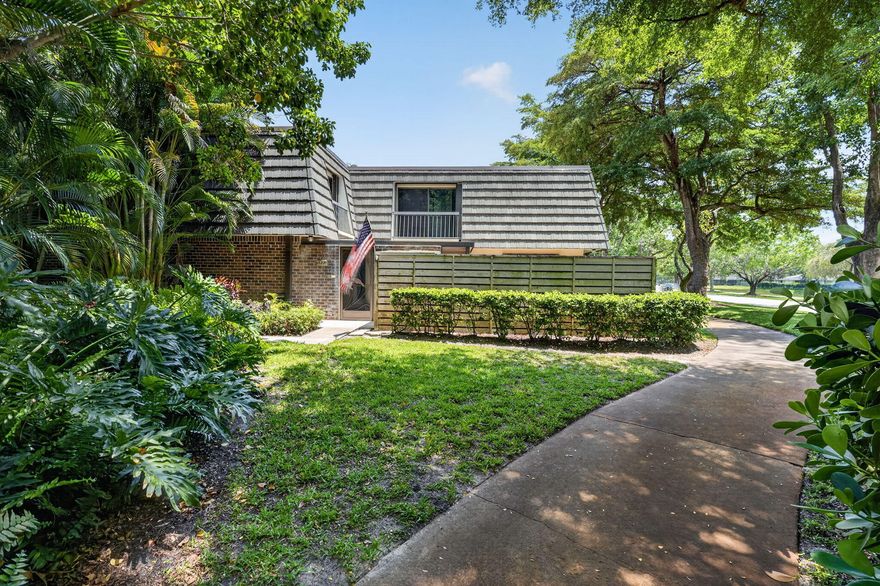 Fabulous features highlights this well priced 2 bedroom 2.5 bathroom, den/office townhouse. NEW Roof, NEW appliances, NEWER a/c, new vinyl plank flooring, partial hurricane impact sliders, as well as full accordion shutters for peace of mind. A large outdoor covered screened patio with additional open space is ideal for entertaining. Just steps away you will find the community's new pool, tennis & pickleball courts & kids playground. Enjoy the many lakes, walking trails & nature that this pet friendly neighbosrhood has to offer. All this located in desirable PGA National with no membership required. Gated Glenwood offers convenience & comfort rolled into one as it's ideally located close proximity to upscale shopping, dining, beaches & highways. You will love living here!