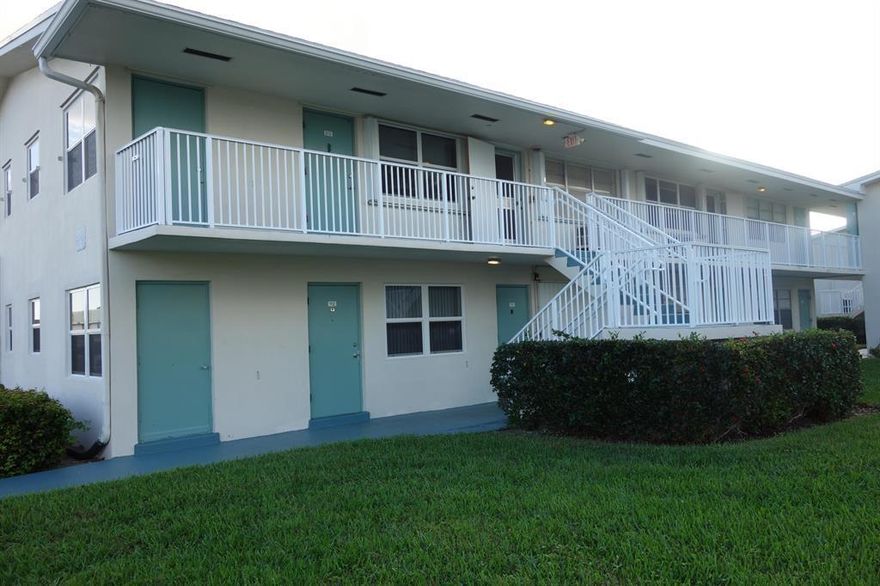55+ Resort style community. Condo located on the first floor and patio door.  gated community, 
Cable and Water Included.  
Just steps from the pool and clubhouse, you'll enjoy access to a host of amenities including shuffleboard, bocce, putting greens, and a vibrant social scene with a variety of clubs and activities. Only one mile from Oceanfront Park Beach, you can enjoy morning strolls on the sand or relax at one of the nearby waterfront cafes. Easy access to the Boynton Marina and the drawbridge to the beach: Walk to charming local restaurants, shops, and more this location has it all!