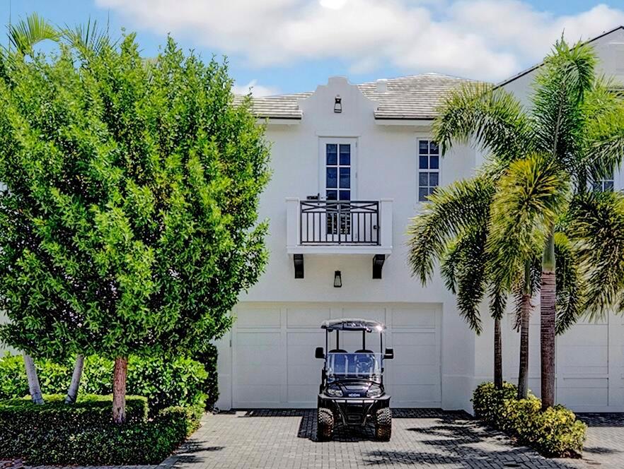 Welcome to this rarely available coastal contemporary townhome located in the most sought-after spot within the charming St. George community. This bright, immaculate home features an open floor plan designed for modern living, blending luxury and comfort. Cook in the gorgeous kitchen showcasing high end cabinetry, an expansive peninsula, quartz/marble countertops and Jenn Air appliances. Beautiful neutral tile flows through the main level, while warm wood floors upstairs add a touch of cozy sophistication. The spacious primary suite is a luxurious retreat, including a spa-inspired bathroom appointed with marble floors and countertops and two walk- in closets. The outdoor space truly makes this property special. French doors open to your private outdoor oasis
