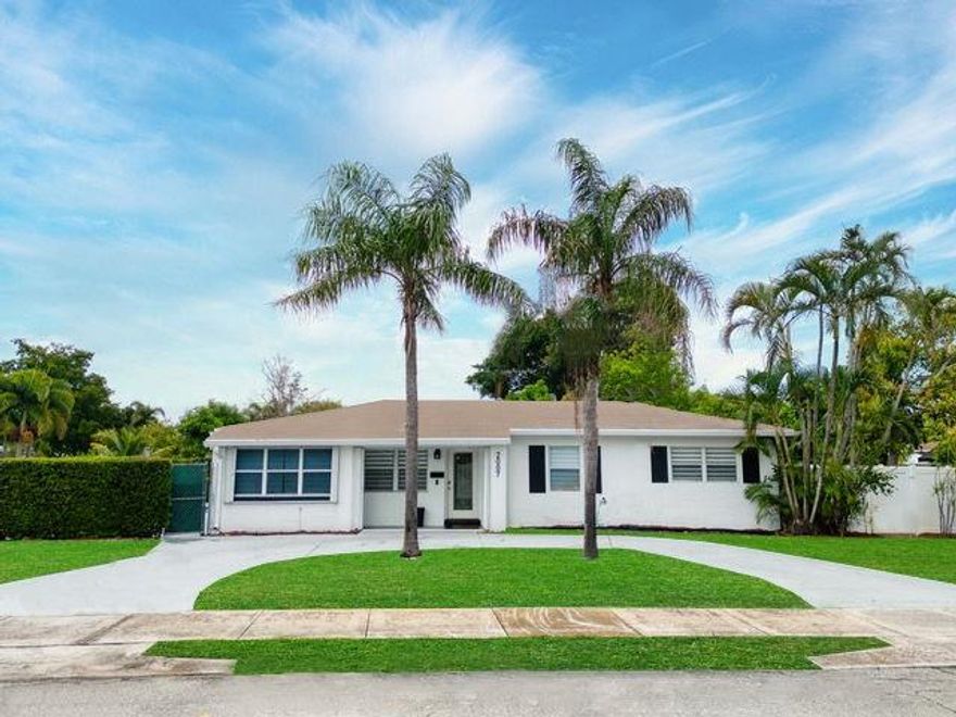 This inviting -4 bedroom, 2-bathroom home close to downtown Delray with a refreshing pool awaits you! The home has been remodeled in 2021. The spacious interior has a well-designed layout, featuring a modern kitchen, cozy living spaces, Master bedroom with beautiful pool view and well-appointed bedrooms. Step outside to discover your own private oasis—a pool with plenty of space to hang out, perfect for relaxation and entertaining, a large side yard to store your boat fully fenced with fruit tree. With its prime location, this home offers both tranquility and convenience. Experience the best of indoor and outdoor living in this delightful 4/2 home with a pool. Home is sold fully furnished.