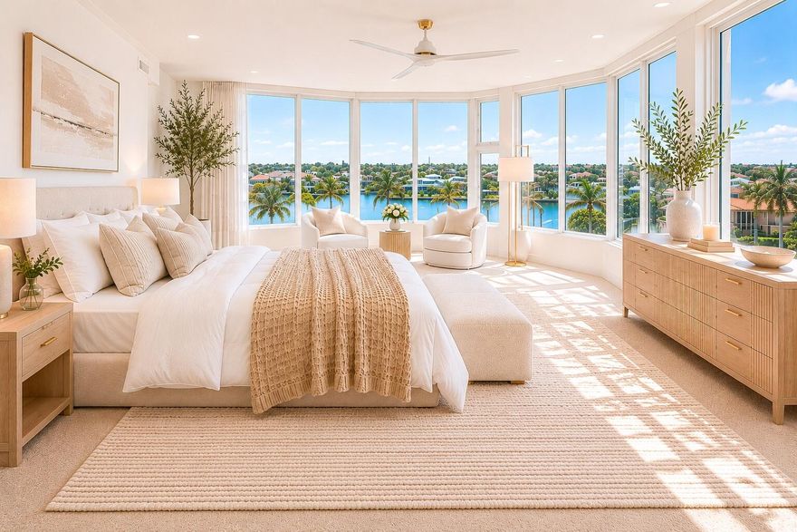 RARE OPPORTUNITY!  Own in the much sought after Townhouses of Highland Beach. This 2307 Sq Ft 2nd Flr Duplex is just steps from the ocean.  Gives the feeling of your own oceanfront retreat with a saltwater pool and BBQ. The unit is equipped with impact windows throughout, laundry machines & central air. Includes 1 assigned parking spot & private storage room. Minutes from Delray's Atlantic Ave & Boca Raton's fabulous restaurants and nightlife.  These images have been virtually staged to help visualize scale and design possibilities. The unit itself remains substantially as shown, aside from digitally added furnishings and some minor cosmetic photo enhancements The apartment is currently vacant and remains a blank canvas for you to create your dream.