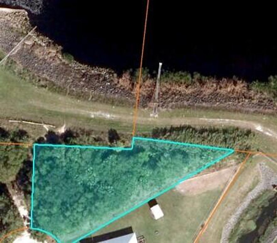 .48 acre lot with a  canal view.