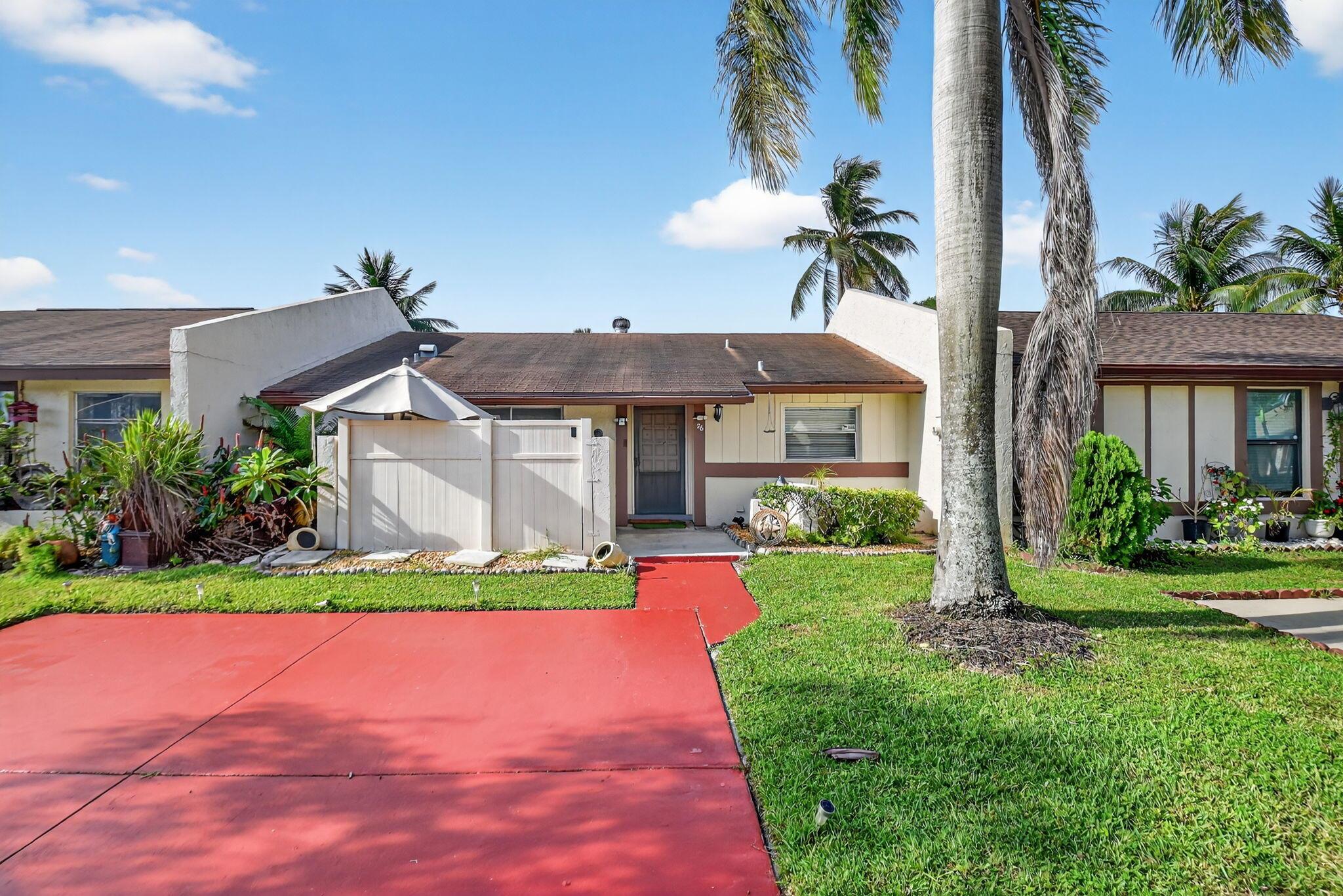 Welcome to 26 Chelsea Lane in sunny Boynton Beach! This beautiful home offers the perfect blend of comfort and Florida charm. Living here means you're just minutes from pristine beaches, waterfront dining, and endless outdoor activities like boating, fishing, and golfing. Boynton Beach is known for its relaxed coastal vibe while still offering easy access to vibrant spots like Downtown Delray and Palm Beach. With nearby shopping, dining, and top conveniences, plus quick access to I-95 and the Turnpike, commuting is a breeze. Whether you're new to Florida or simply ready for a lifestyle upgrade, Boynton Beach is the ideal place to enjoy year-round sunshine and a strong sense of community. 26 Chelsea Lane puts you right in the heart of it all - schedule your private tour today!