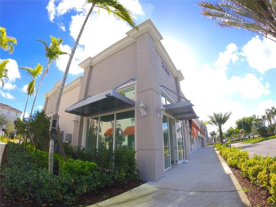 CORNER UNIT IN MIRABELLA PLAZA in Miramar, FL, unit boasts 675 SQFT high ceilings, high impact windows, and vinyl flooring. Front and rear entrance and a private restroom., Mirabella sees over 60,000 daily vehicle passings, ensuring excellent visibility. Mirabella Plaza features anchor tenants like McDonald’s and Walgreens, along with ample parking for both merchants and visitors. This ground-level unit is perfect for a variety of retail ventures. Asking $3,100 + Sales tax. Gross lease. includes, Water, CAM & property taxes.