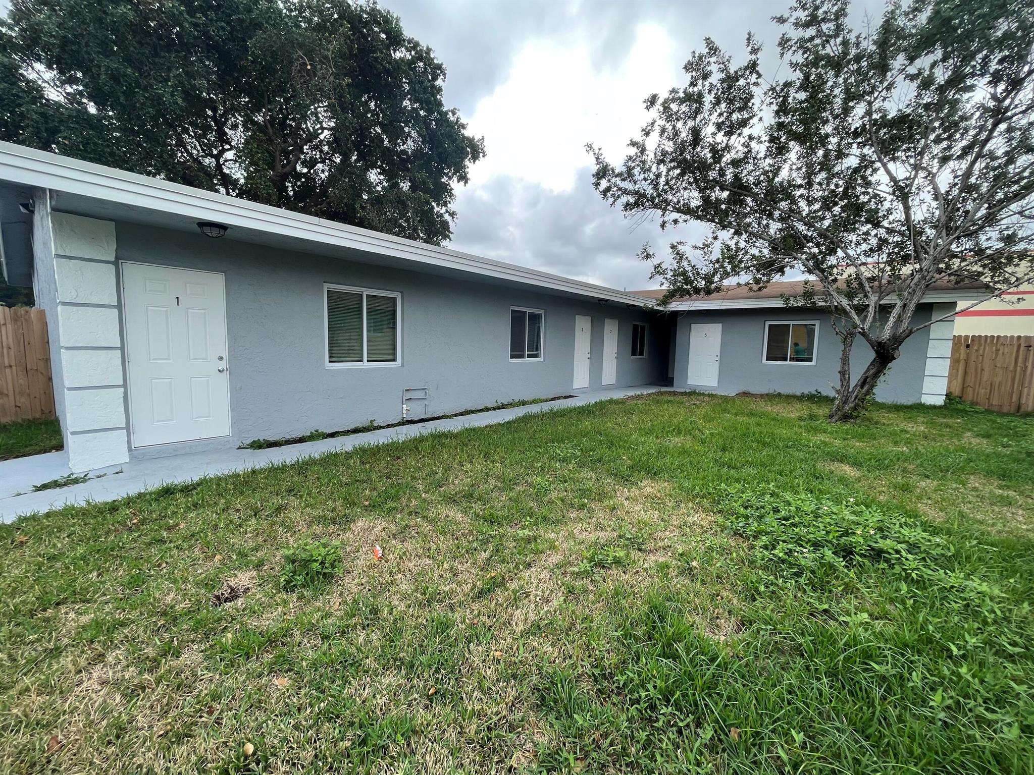 Completely restored and remodeled modern 5-unit CBS apartment building. Everything was updated including A/C, Electrical, Plumbing, Floors, Hurricane Impact Windows & Doors, Fixtures, Appliances, Cabinets, Closets, etc in 2022 as part of the restoration. Everything permitted in each unit as of 2022! Features four 2br/1ba and one 1br/1ba apartment unit modern restored with everything needed to achieve maximum rents. 2br units rent for $1,900 to $1,950 and the 1br unit rents for $1,700 to $1,750 per month. Gross income at $113,400 per year! Easy to self-manage and great tenants 100% occupied since restoration completed! Great east location near everything! All 5 leases are annual and unfurnished.