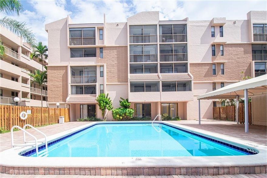 Great opportunity to rent this beautiful, updated, and very spacious unit. Laminate floors, granite counters, new fridge, new a/c unit, huge master bedroom and nice balcony. Property is located on the fifth floor with no one above you. Extra storage outside the property. Water, trash and sewer included in the rent. Great location close to main roads, supermarket walking distance and restaurants. Well maintained condo and ready to move in!