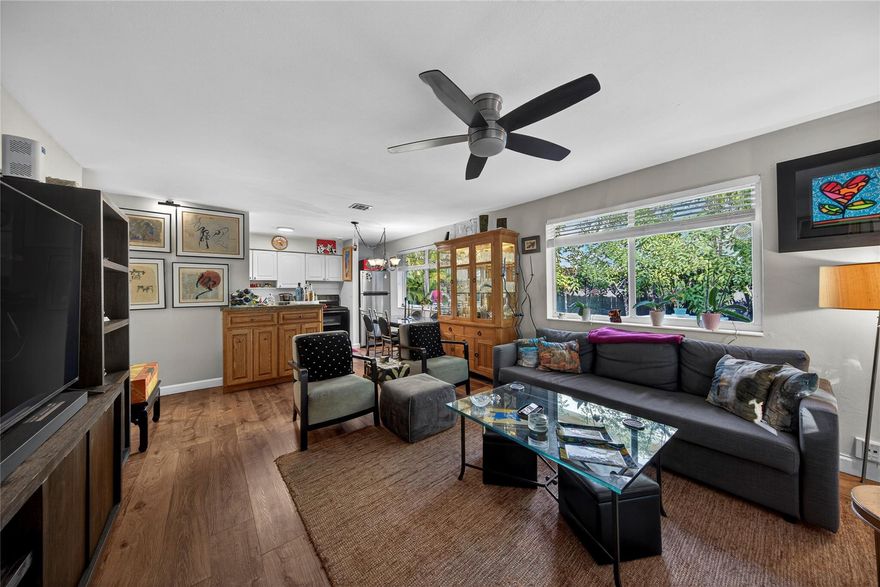 Option#1: Live in a Spacious 2 Bed, 2 Bath unit with w/d in unit and let the other two rented 1 Bed, 1 Bath units Contribute almost $600k toward your Mortgage payment! Option#2: AIRBNB the 3 Units and/or Convert the 2 Bed, 2 Bath back to a 1 Bed, 1 Bath with a studio for More Income. Option#3: Keep as Turnkey Triplex (w/ upside on rent prices) or Convert the 2 Bed, 2 Bath back to a 1 Bed, 1 Bath with another Income Generating Studio. Spacious updated units in great condition with Central A/C, impact windows/doors, low maintenance fenced property, updated plumbing & fixtures, dedicated outdoor space, on-site Laundry and ample parking. Central location in desirable Poinsettia Heights close to downtown, the Beach, restaurants, shopping and more. Zoned RM 25 for future development options.