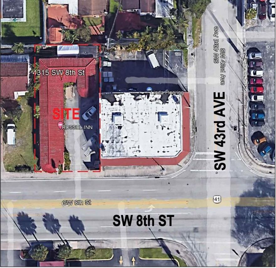 Motel currently have multiple violations. It will be up to the buyer to clear the violations or to demolish the building and build according the zoning and code. Zoned for T6-8-0. Equal Housing Opportunity.