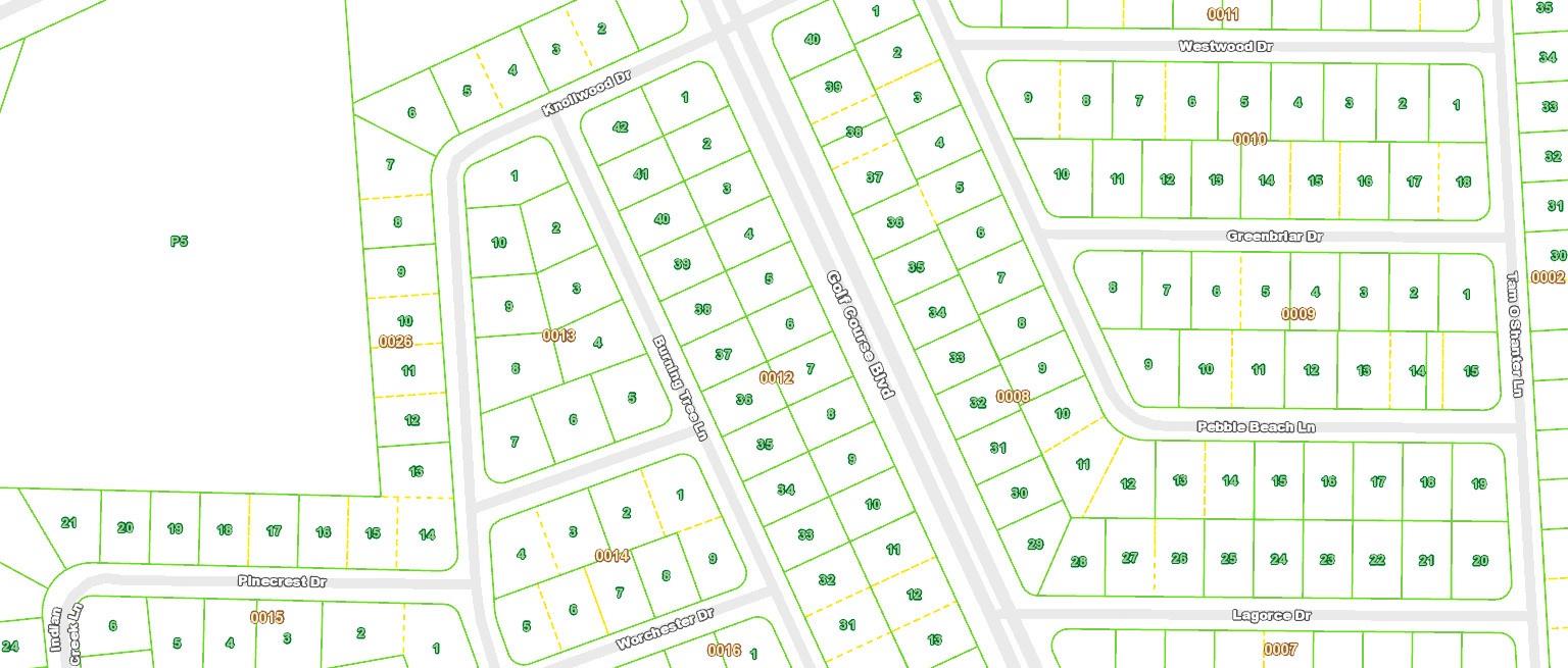 TEE AND GREEN ESTATES - Land